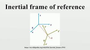 inertial frame of reference you