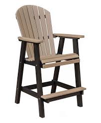 Outdoor poly furniture | amish made in ohio welcome to holmes crafted furniture! Comfo Back Bar Chair Poly Furniture Outdoor Wood Furniture Poly Outdoor Furniture