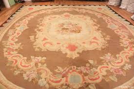 antique french aubusson square area rug