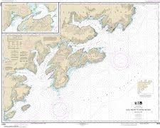 Waterproof Printed Individual Chart Of Big Gull Lake In Land