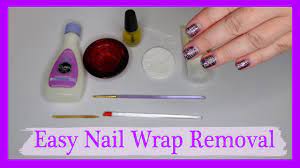 how to remove nail wraps easy 4