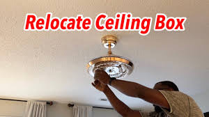 diy relocate ceiling electrical box