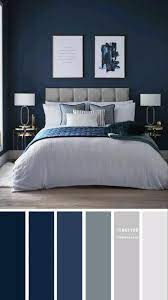 Blue Master Bedroom Grey