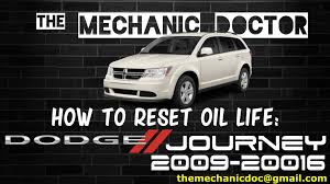 How To Reset Oil Life Dodge Journey 2009 2010 2011 2012