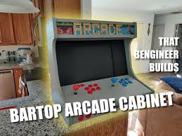 diy bartop arcade build full build