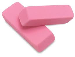 pink wedge eraser 2pk education