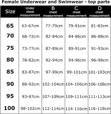 Femi Female Size Chart