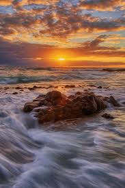 Moody Sunrise Seascape Kapaa Kauai Hawaii Photographic Print By Vincent James Art Com