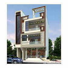 mdf design home elevation jali size