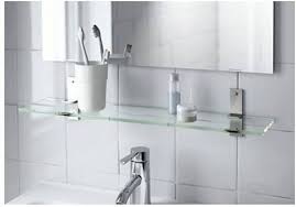 Glass Bathroom Shelf Ikea Grundtal