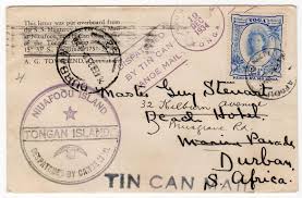 tonga tin can mail used to durban south