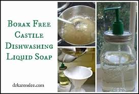 castile soap dishwashing liquid formula