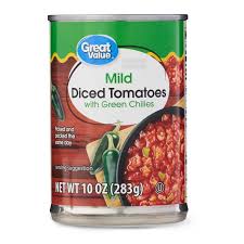 mild diced tomatoes with green chilies