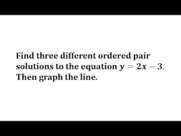 Graph A Linear Equation