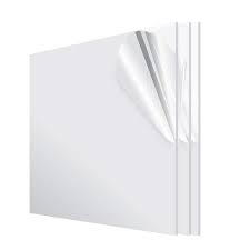 Adiroffice Clear Acrylic Plexiglass Sheet 24 In X 24 In 1 8 Inch Thick 3 Pack