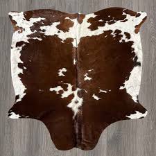 brown white cowhides cowhides