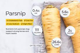 parsnip nutrition facts and health benefits