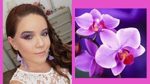 orchid inspired makeup flower series
