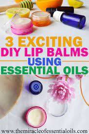 lip balm recipes with essential oils