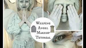 weeping angel halloween makeup tutorial