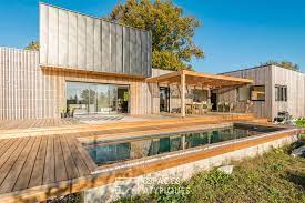 vente maison d architecte à toit plat