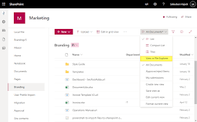 sharepoint how to enable view