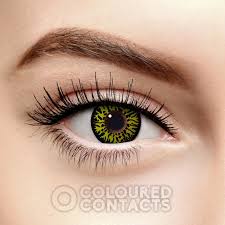 yellow contact lenses halloween colour