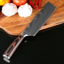 Us 11 9 40 Off Xituo New Design 7japanese Santoku Chef Knife Stainless Steel Imitate Damascus Pattern Kitchen Knife Cleaver Filleting Knives In