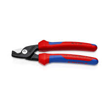 cable shears with stepcut edges