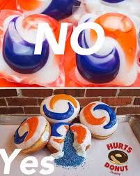 This video shows how to make realistic looking edible tide pods. Tide Pod Challenge Spawns Culinary Trend Tasty And Safe To Eat Tide Pod Donuts Abc News