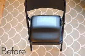 How To Easy Diy Folding Chair Makeover