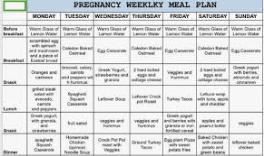 Diet Plan For A Pregnant Lady