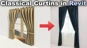 clical curtain in revit tutorial