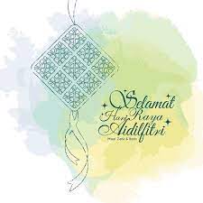 Kalender islam (hijriyah) tahun 2018 m. Hari Raya Aidilfitri Greeting Card Template Design Hand Drawn Greeting Card Template Eid Card Designs Ramadan Greetings
