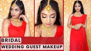 indian bridal makeup for wedding guest