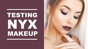 testing nyx makeup dramatic tutorial