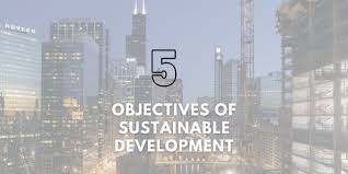 5 objectives of sustainable development