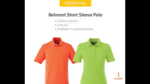 Belmont Short Sleeve Polo Womens Elevate