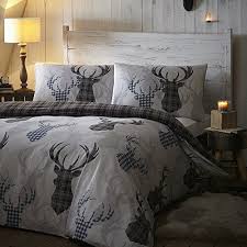 Deer Duvet Quilt Cover Double Bedding