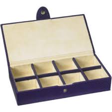 plain jewellery box leather for