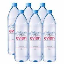 evian natural mineral water in 330ml