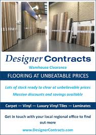 warehouse clearance designer contracts