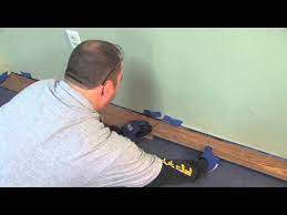 how to install laminate flooring lock