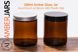 250ml Amber Glass Jar Diy Jar Candle