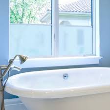 Etched frosted film is one of the subtlest choices and can work well on a bathroom window or door. Frosted Window Film Frosted Glass Film By The Metre Or Cut To Size