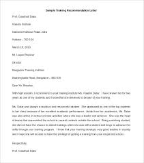 Free Sample Recommendation Letter Under Fontanacountryinn Com