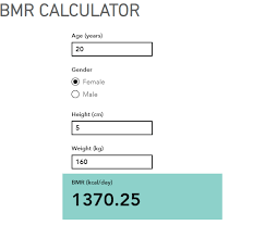 The Following Bmr Calculator Will Evaluate Your Basal
