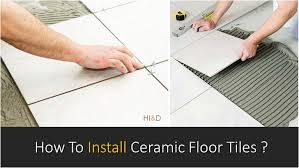 concrete floor tile installation