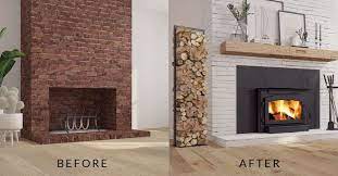 How To Paint A Fireplace To Bring It Up