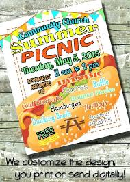 Picnic Flyer Templates Church Template Cover Cankat